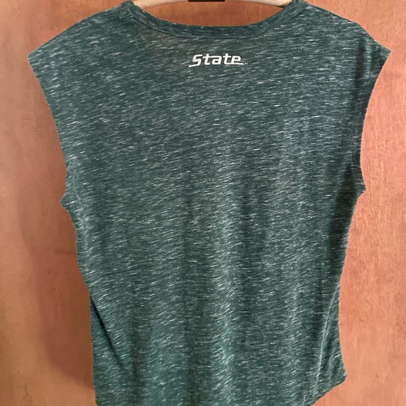 MSU Michigan State sleeveless pocket tee size M - Picture 5 of 5